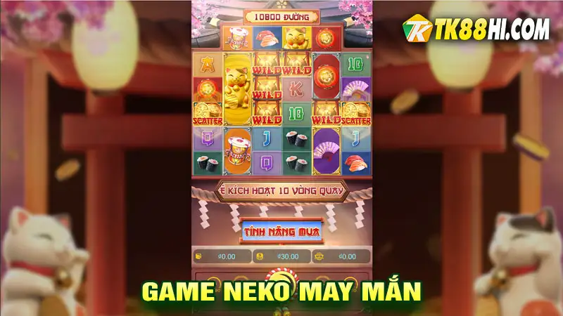 Game Neko May Mắn