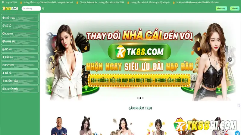 Giới thiệu TK88 - Nhà cái chơi xổ số siêu tốc uy tín